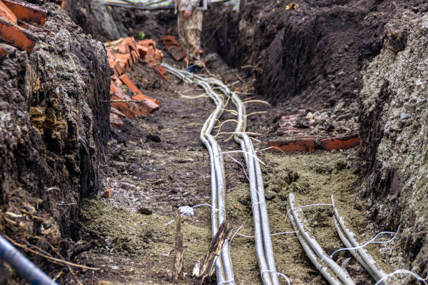 Avaliação topográfica para projeto de rede elétrica subterrânea